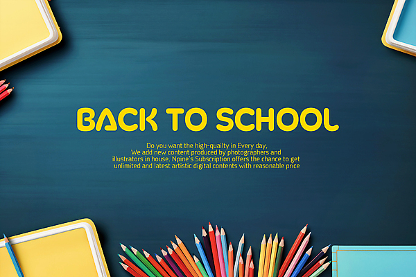 PSD 편집이미지 교육 학교 색연필 사람없음 연필 칠판 남색 오브젝트 카피스페이스 이미지편집 컬러 학용품 필기구 공백 파일형식