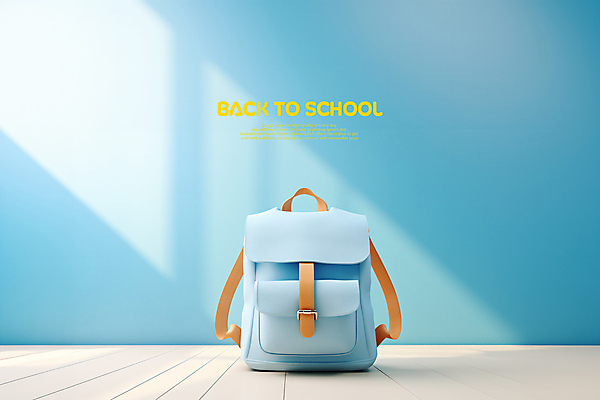 PSD 편집이미지 교육 하늘색 학교 책가방 사람없음 오브젝트 백팩 이미지편집 가방 파란색 파일형식