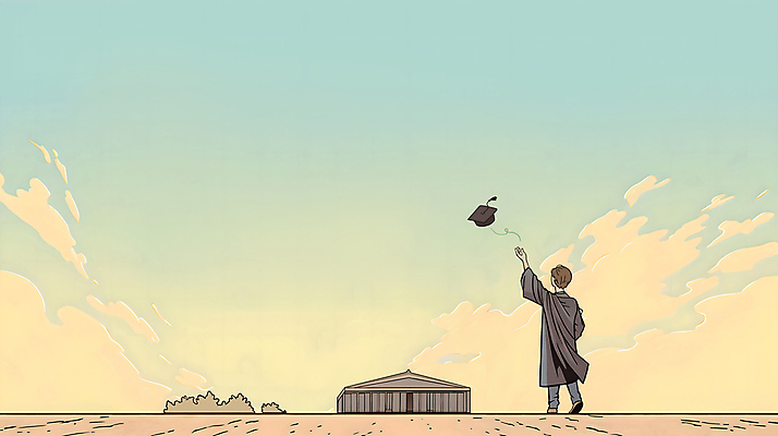 전신 PSD 구름 학생 남자 일러스트 학사모 졸업 학교 하늘 졸업식 졸업생 한명 건물 졸업가운 던지기 땅 남자한명만 국내일러스트 자연요소 모자_잡화 1 건축물 교육 모션 사람 가운 남자만 파일형식