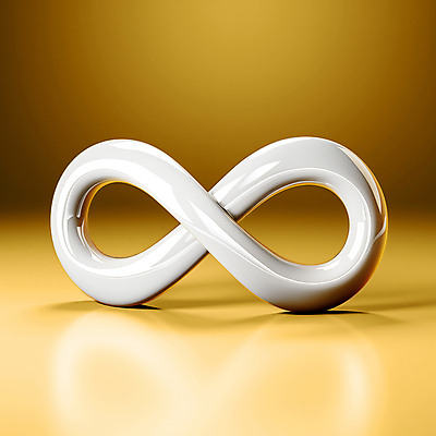 JPG 도형 편집이미지 기호 사람없음 그래픽 노란색 3D 흰색 심볼 입체 광택 무한 반복 이미지편집 편집3D AI컴퓨터그래픽 AI콘텐츠 문자 컬러 디지털합성 파일형식