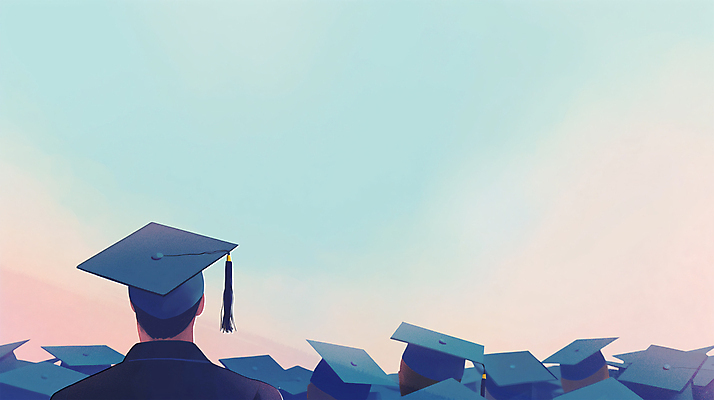 PSD 교육 남자 행복 일러스트 학사모 졸업 새출발 졸업생 여러명 상반신 성인 희망 졸업가운 대학교 성인만 국내일러스트 모자_잡화 감정 다수 학교 새로움 사람 가운 출발 파일형식