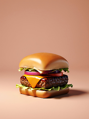 JPG 편집이미지 추상 패스트푸드 서양음식 사람없음 3D 햄버거 큐브 디지털합성 오브젝트 정사각형 편집소스 편집3D AI컴퓨터그래픽 AI콘텐츠 도형 음식 무늬 인스턴트 파일형식