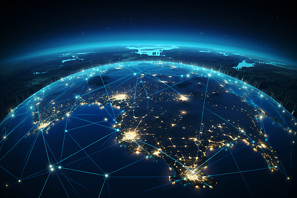 JPG 편집이미지 지구 사람없음 그래픽 세계 글로벌 네트워크 연결 디지털합성 홀로그램 이미지편집 편집실사 AI컴퓨터그래픽 AI콘텐츠 CG 파일형식