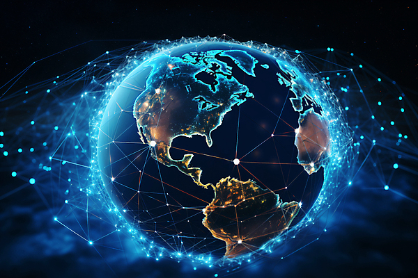 JPG 편집이미지 지구 사람없음 그래픽 세계 글로벌 네트워크 연결 디지털합성 홀로그램 이미지편집 편집실사 AI컴퓨터그래픽 AI콘텐츠 CG 파일형식