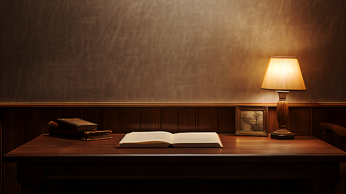 JPG 편집 편집이미지 액자 사람없음 갈색 공책 스탠드 서재 작가 책상 편집실사 AI포토 AI콘텐츠 직업 컬러 가구 문구용품 조명 CG 파일형식