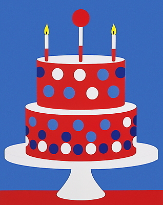 JPG 일러스트 촛불 사람없음 빨간색 파란색 케이크 축하 빈티지 생일 생일케이크 복고 키치 케이크스탠드 국내일러스트 AI일러스트 AI콘텐츠 카드프레임 기념일 컬러 컨셉 초 디저트 프레임 받침대 파일형식