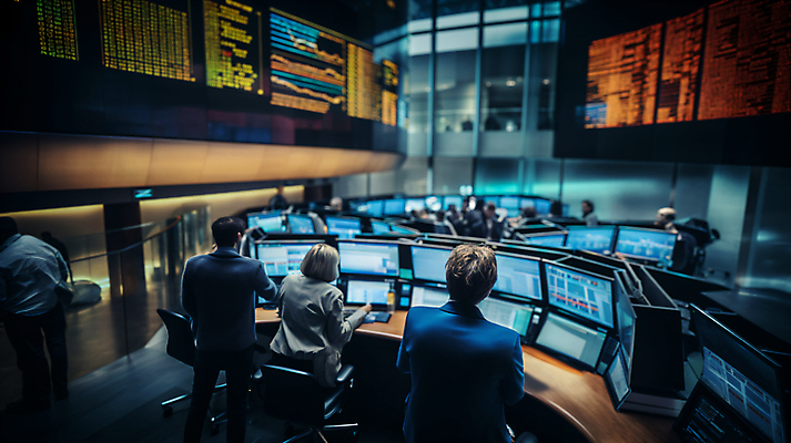 JPG 전신 편집이미지 여자 남자 백그라운드 여러명 성인 경제 모니터 주식 스마트 주식거래 주식시장 성인만 편집실사 AI인물포토 AI콘텐츠 다수 컨셉 사람 금융 컴퓨터 거래 CG 파일형식 AI포토