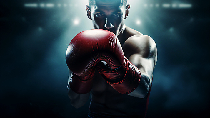 JPG 편집이미지 남자 한명 경기 상반신 성인 앞모습 빛 운동 경쟁 경기장 권투 권투장 권투글러브 권투선수 성인남자한명만 편집실사 AI인물포토 AI콘텐츠 1 스포츠 뷰포인트 컨셉 스포츠시설 운동선수 건강 사람 격투기 글러브 CG 남자한명만 성인남자만 파일형식 AI포토