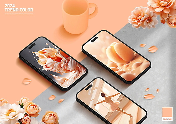 PSD 편집이미지 여자 꽃잎 꽃 한명 성인 컵 스마트폰 유행 발레리나 대리석 목업 성인여자한명만 2024년 트렌드컬러 피치퍼즈 이미지편집 식물 1 식기 컬러 재료 사람 핸드폰 스마트기기 연도 발레 여자한명만 성인여자만 파일형식