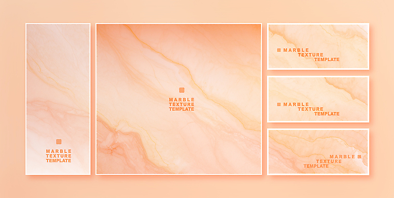 템플릿 배너 백그라운드 사람없음 세트 엽서 초대장 대리석 결 피치퍼즈 이미지템플릿 AI파일 무늬 재료 카드_감사 편지 파일형식 벡터 트렌드컬러
