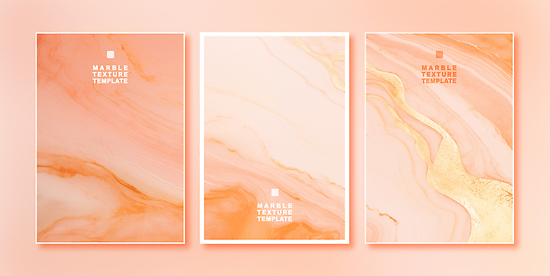 템플릿 배너 백그라운드 사람없음 세트 엽서 초대장 대리석 결 피치퍼즈 이미지템플릿 AI파일 무늬 재료 카드_감사 편지 파일형식 벡터 트렌드컬러