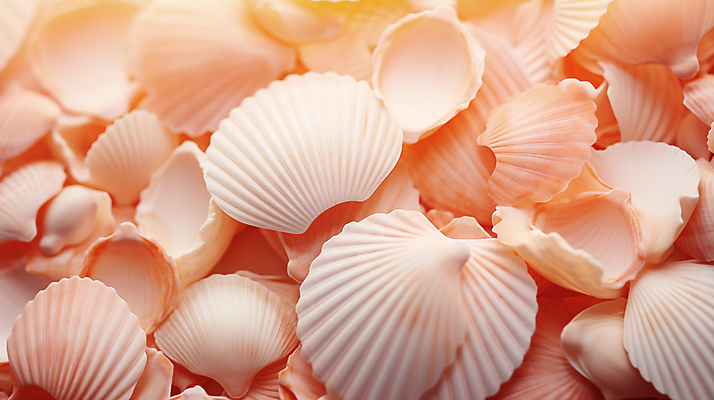 JPG 편집이미지 백그라운드 사람없음 껍질 조개껍데기 가득함 디지털합성 편집소스 피치퍼즈 편집실사 AI포토 AI콘텐츠 조개 CG 파일형식 트렌드컬러