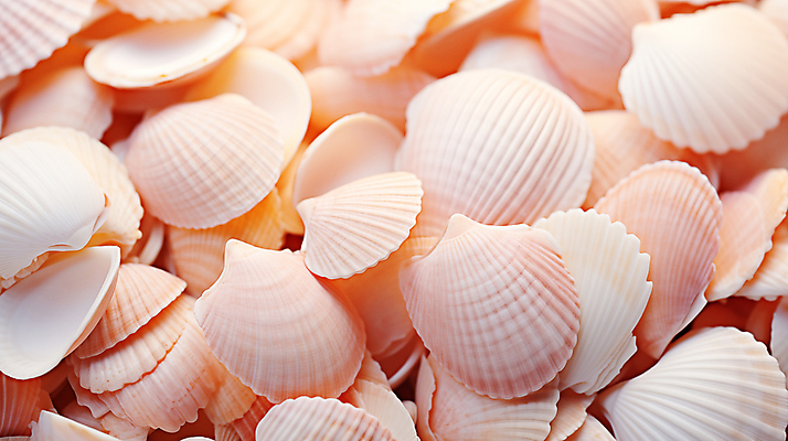 JPG 편집이미지 백그라운드 사람없음 껍질 조개껍데기 가득함 디지털합성 편집소스 피치퍼즈 편집실사 AI포토 AI콘텐츠 조개 CG 파일형식 트렌드컬러