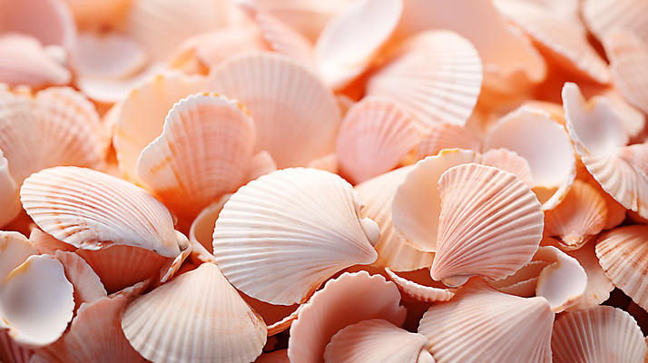 JPG 편집이미지 백그라운드 사람없음 껍질 조개껍데기 가득함 디지털합성 편집소스 피치퍼즈 편집실사 AI포토 AI콘텐츠 조개 CG 파일형식 트렌드컬러