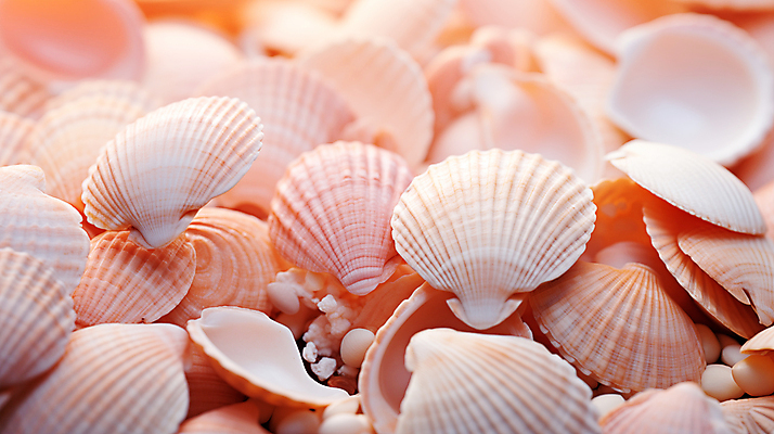 JPG 편집이미지 백그라운드 사람없음 껍질 조개껍데기 가득함 디지털합성 편집소스 피치퍼즈 편집실사 AI포토 AI콘텐츠 조개 CG 파일형식 트렌드컬러