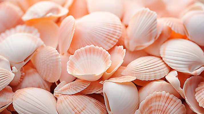 JPG 편집이미지 백그라운드 사람없음 껍질 조개껍데기 가득함 디지털합성 편집소스 피치퍼즈 편집실사 AI포토 AI콘텐츠 조개 CG 파일형식 트렌드컬러