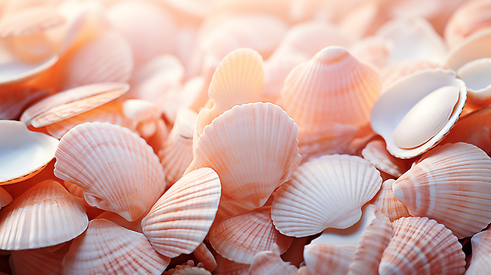 JPG 편집이미지 백그라운드 사람없음 껍질 조개껍데기 가득함 디지털합성 편집소스 피치퍼즈 편집실사 AI포토 AI콘텐츠 조개 CG 파일형식 트렌드컬러