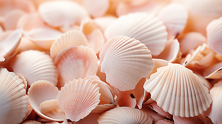 JPG 편집이미지 백그라운드 사람없음 껍질 조개껍데기 가득함 디지털합성 편집소스 피치퍼즈 편집실사 AI포토 AI콘텐츠 조개 CG 파일형식 트렌드컬러