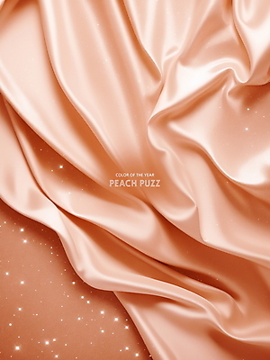 PSD 편집이미지 분홍색 백그라운드 사람없음 반짝임 주름 실크 디지털합성 질감 편집소스 2024년 트렌드컬러 피치퍼즈 이미지편집 컬러 모션 직물 연도 파일형식
