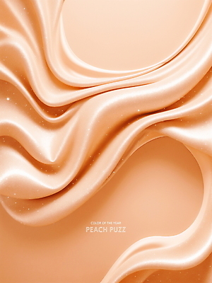 PSD 편집이미지 분홍색 백그라운드 사람없음 반짝임 주름 실크 디지털합성 질감 편집소스 2024년 트렌드컬러 피치퍼즈 이미지편집 컬러 모션 직물 연도 파일형식