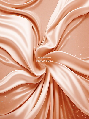 PSD 편집이미지 분홍색 백그라운드 사람없음 반짝임 주름 실크 디지털합성 질감 편집소스 2024년 트렌드컬러 피치퍼즈 이미지편집 컬러 모션 직물 연도 파일형식