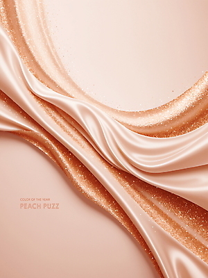 PSD 편집이미지 분홍색 백그라운드 사람없음 반짝임 주름 실크 디지털합성 질감 편집소스 2024년 트렌드컬러 피치퍼즈 이미지편집 컬러 모션 직물 연도 파일형식