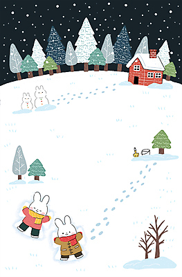 PSD 나무 캐릭터 일러스트 눈사람 밤하늘 주택 사람없음 눕기 설원 눈감음 흰색 눈 토끼 발자국 삽 양동이 토끼캐릭터 국내일러스트 일러캐릭터 자연요소 식물 컬러 동물캐릭터 포유류 자국 모션 하늘 날씨 눈_날씨 건물 반려동물 야간 파일형식