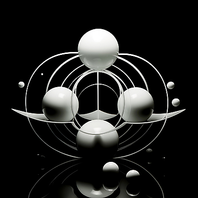JPG 편집이미지 백그라운드 곡선 사람없음 흰색 원형 구슬 디지털합성 편집소스 이미지편집 편집실사 AI컴퓨터그래픽 AI콘텐츠 도형 선 컬러 CG 파일형식