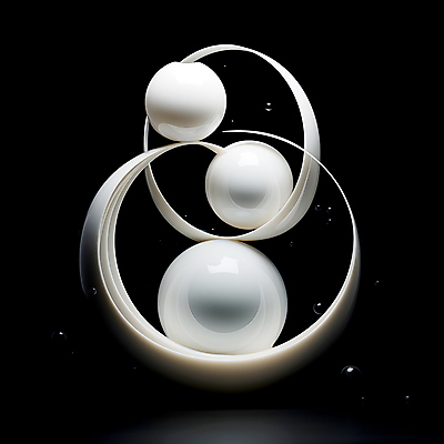 JPG 편집이미지 백그라운드 사람없음 흰색 물방울 원형 구슬 디지털합성 편집소스 이미지편집 편집실사 AI컴퓨터그래픽 AI콘텐츠 도형 컬러 CG 파일형식