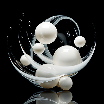 JPG 편집이미지 백그라운드 사람없음 흰색 물방울 원형 구슬 디지털합성 편집소스 이미지편집 편집실사 AI컴퓨터그래픽 AI콘텐츠 도형 컬러 CG 파일형식