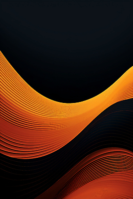 JPG 편집이미지 곡선 그래픽백그라운드 사람없음 그래픽 검은색 주황색 웨이브 결 그라데이션 이미지편집 편집실사 AI컴퓨터그래픽 AI콘텐츠 선 컬러 백그라운드 무늬 CG 파일형식