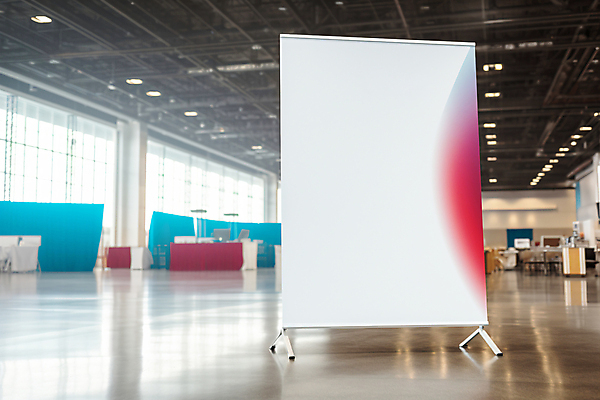 JPG 편집이미지 배너 사람없음 사각형 공간 전시회 디지털합성 박람회 엑스포 목업 편집실사 AI포토 AI콘텐츠 도형 전시 CG 파일형식