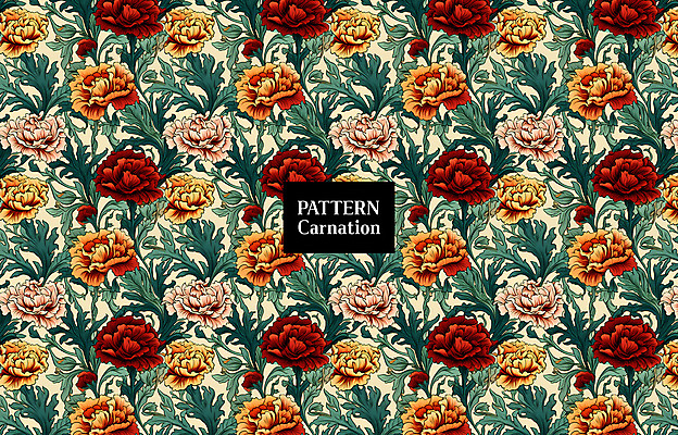 PSD 편집이미지 잎 패턴 사람없음 노란색 패턴백그라운드 카네이션 이미지편집 식물 꽃 컬러 백그라운드 무늬 파일형식