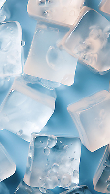 JPG 편집이미지 하늘색 백그라운드 사람없음 사각형 얼음 차가움 가득함 디지털합성 편집소스 편집실사 AI포토 AI콘텐츠 자연요소 도형 파란색 CG 파일형식