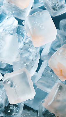 JPG 편집이미지 백그라운드 사람없음 사각형 얼음 차가움 가득함 디지털합성 편집소스 편집실사 AI포토 AI콘텐츠 자연요소 도형 CG 파일형식