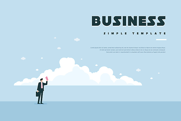 전신 PSD 구름 템플릿 남자 하늘색 백그라운드 회사 한명 들기 성인 비즈니스맨 심플 성인남자한명만 미니멀 이미지템플릿 자연요소 1 비즈니스 모션 사람 파란색 직장인 남자한명만 성인남자만 파일형식