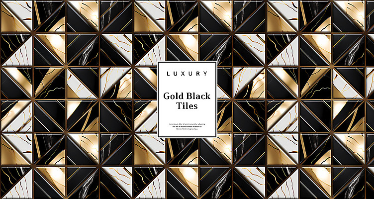 PSD 편집이미지 백그라운드 패턴 사람없음 검은색 패턴백그라운드 화려 황금 고급 타일 대리석 이미지편집 컬러 컨셉 무늬 재료 파일형식