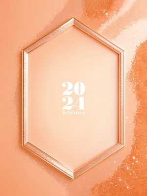 PSD 편집이미지 분홍색 프레임 액자틀 사람없음 반짝임 화려 테두리 디지털합성 육각형 편집소스 2024년 트렌드컬러 피치퍼즈 이미지편집 도형 컬러 액자 컨셉 모션 틀 연도 파일형식