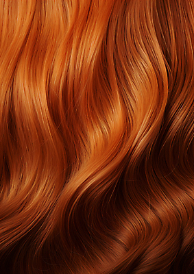 JPG 편집이미지 사람없음 뷰티 머리카락 머리 주황색 디지털합성 부드러움 염색 헤어관리 머릿결 편집실사 AI인물포토 AI콘텐츠 컬러 신체부위 감각 CG 파일형식 AI포토