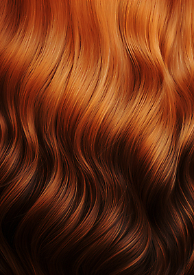 JPG 편집이미지 사람없음 뷰티 머리카락 머리 주황색 디지털합성 부드러움 염색 헤어관리 머릿결 편집실사 AI인물포토 AI콘텐츠 컬러 신체부위 감각 CG 파일형식 AI포토