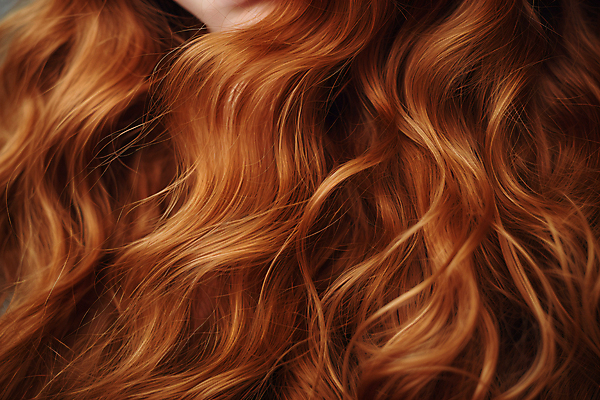 JPG 편집이미지 사람없음 뷰티 갈색 머리카락 머리 주황색 파마 디지털합성 웨이브 부드러움 염색 헤어관리 머릿결 편집실사 AI인물포토 AI콘텐츠 헤어스타일 컬러 신체부위 감각 CG 파일형식 AI포토