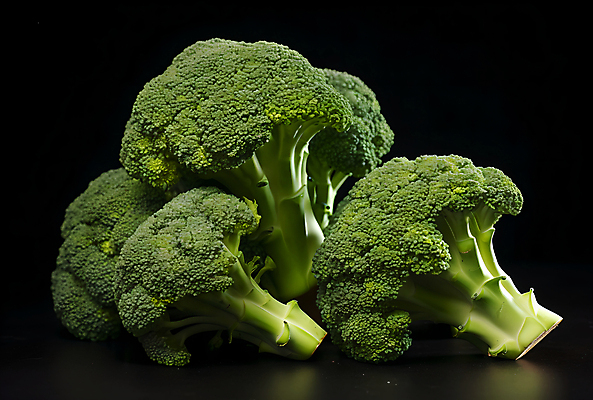 JPG 편집이미지 음식 채소 사람없음 초록색 신선 세개 브로콜리 편집실사 AI포토 AI콘텐츠 컬러 3 CG 파일형식