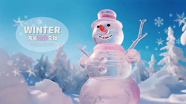 PSD 편집이미지 모자 겨울 눈사람 하늘 눈꽃 타이포그라피 사람없음 설원 얼음 축제 목도리 추위 눈 이미지편집 자연요소 문자 잡화 계절 날씨 눈_날씨 파일형식