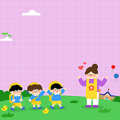 전신 여자 남자 어린이 분홍색 학교 병아리 소녀 소년 잔디 여러명 성인 손들기 새싹 앞치마 유치원 유치원생 입학 격자 손인사 유치원복 풍선 환영 유치원선생님 웰컴 유치원가방 카피스페이스 모션그래픽 MP4 MOV 식물 옷 교육 컬러 다수 무늬 가방 모션 조류 사람 교사 공백 인사 동영상 파일형식