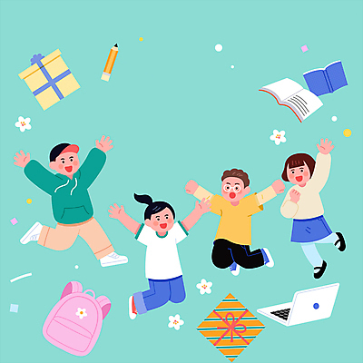 전신 여자 남자 꽃 초등학생 하늘색 책가방 선물 소녀 이벤트 소년 여러명 책 선물상자 노트북 점프 봄 신학기 어린이만 모션그래픽 MP4 MOV 식물 학생 계절 어린이 다수 가방 모션 사람 파란색 전자제품 상자 동영상 파일형식