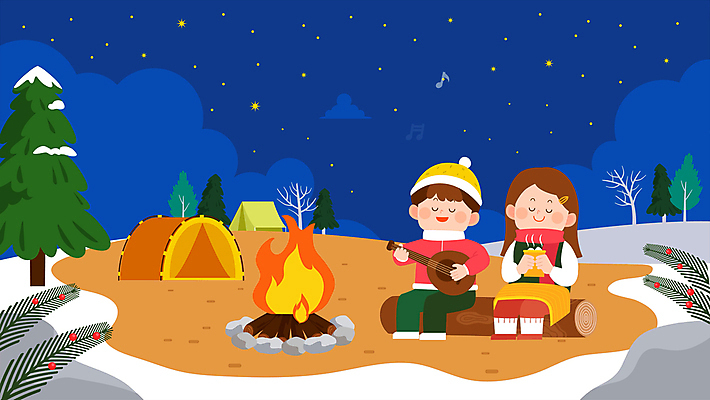 전신 나무 여자 남자 여유 어린이 연주 노래 밤하늘 휴식 텐트 들기 앉기 소녀 소년 두명 파란색 눈감음 캠핑 바위 눈 풀 야간 모닥불 우쿨렐레 캠핑장 통나무 코코아 어린이만 줌아웃 겨울캠프 모션그래픽 MP4 MOV 자연요소 식물 감정 음료 음악 컬러 컨셉 겨울 모션 하늘 불 현악기 레저 날씨 촬영기법 캠핑도구 사람 돌_바위 동영상 파일형식