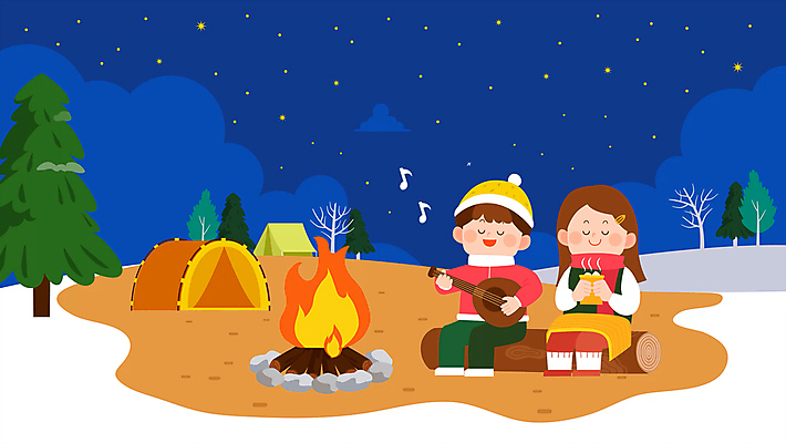 전신 나무 여자 남자 여유 어린이 연주 노래 밤하늘 휴식 텐트 들기 앉기 소녀 소년 두명 파란색 눈감음 캠핑 바위 눈 풀 야간 모닥불 우쿨렐레 캠핑장 통나무 코코아 어린이만 겨울캠프 모션그래픽 MP4 MOV 자연요소 식물 감정 음료 음악 컬러 컨셉 겨울 모션 하늘 불 현악기 레저 날씨 캠핑도구 사람 돌_바위 동영상 파일형식