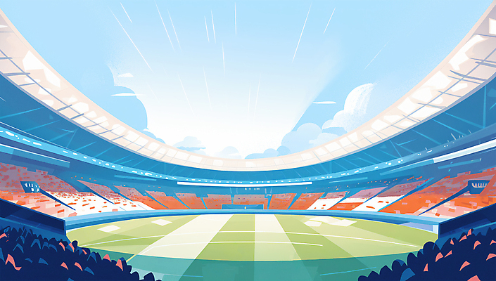 PSD 구름 스포츠 백그라운드 일러스트 하늘 풍경 사람없음 맑음 축구 스타디움 경기장 축구장 골대 객석 국내일러스트 자연요소 스포츠시설 날씨 구기 파일형식