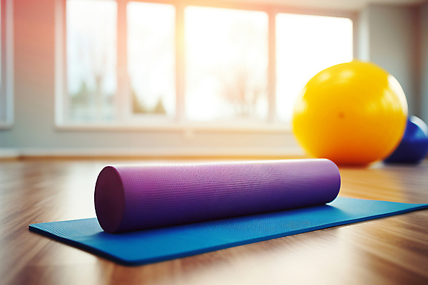 JPG 편집이미지 다이어트 요가 건강 사람없음 운동 매트 짐볼 디지털합성 오브젝트 자기관리 폼롤러 필라테스 편집실사 AI포토 AI콘텐츠 웰빙 CG 파일형식