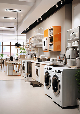 JPG 편집이미지 가구 사람없음 전자제품 인테리어 상점 전시 상품 세탁기 드럼세탁기 혼수품 편집실사 AI포토 AI콘텐츠 디자인 생활용품 결혼 가전제품 CG 오브젝트 파일형식